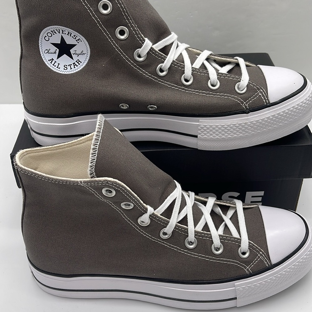 Converse WMNS High-Top Platform Sneakers A09221F CTAS LIFT HI
CHARCOAL/WHITE - Picture 2 of 16